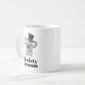 Cute Koala Pun Koalaty Groomsman Koffiemok (Voorkant links)