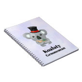 Cute Koala Pun Koalaty Groomsman Notitieboek (Rechterzijde)