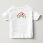 Cute Koala Regenboog Kawaii T-shirt (Achterkant)