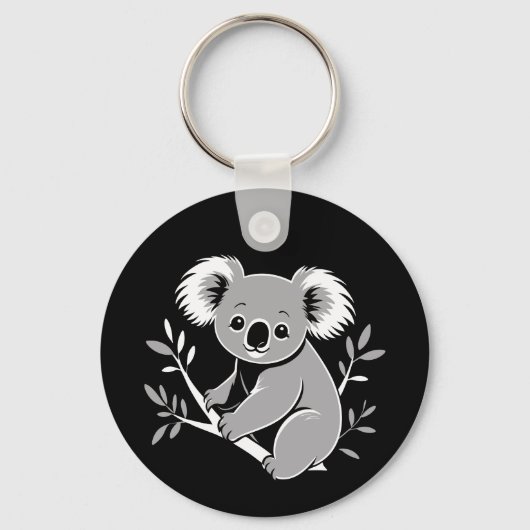 Cute Koala Sleutelhanger (Voorkant)