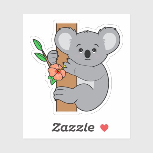 Cute Koala Sticker (Vel)