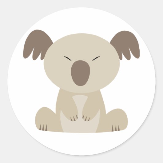 Cute Koala Stickers (Voorkant)