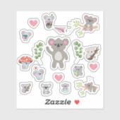 Cute Koala Stickers (Vel)