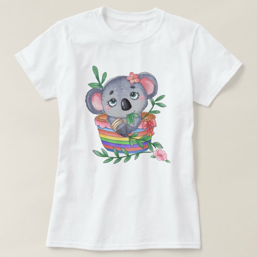 Cute Koala T-shirt (Design voorkant)