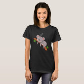 Cute Koala Tired Napping Koala Funny Australia Bea T-shirt (Voorkant volledig)