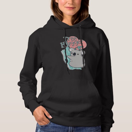 Cute Koala Tree Hugger Bear Hoodie (Voorkant)