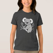 Cute Koala Tri-Blend Shirt (Voorkant)