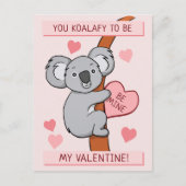 Cute Koala-ty Valentijn Briefkaart (Voorkant)