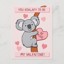 Cute Koala-ty Valentijn Briefkaart