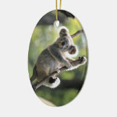 Cute Koala-versier Keramisch Ornament (Links)