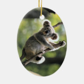 Cute Koala-versier Keramisch Ornament (Achterkant)