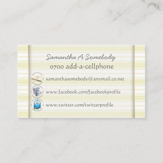 Cute Koala Visitekaartje (Achterkant)