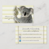 Cute Koala Visitekaartje (Voorkant / Achterkant)