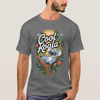 Cute Koala voor een dierenvriend dier beschermer v T-shirt