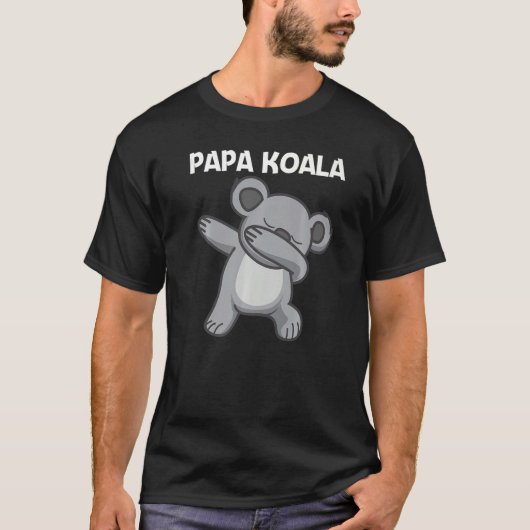 Cute Koala voor mannen Australische dierentuin T-shirt (Voorkant)