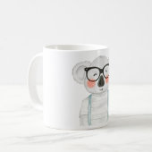 Cute Koala Wearing Glasses Koffiemok (Voorkant links)