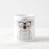 Cute Koala Wearing Glasses Koffiemok