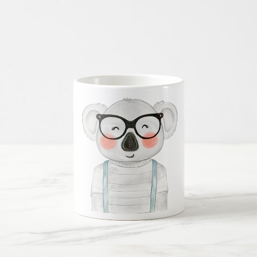 Cute Koala Wearing Glasses Koffiemok