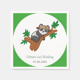 Cute Koala Wild Animal Jungle Kids Birthday Party Servet