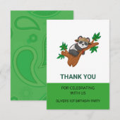 Cute Koala Wilde Dieren Jungle Kinderen Verjaardag Bedankkaart (Voorkant / Achterkant)