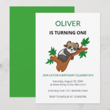 Cute Koala Wilde Dieren Kinderen Eerste Verjaardag