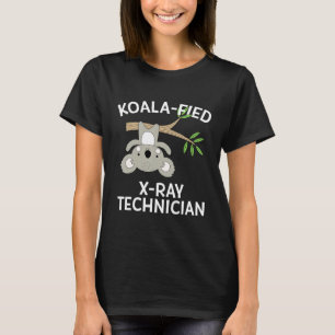 Cute Koala Xray technicus Funny Radiotech Pu T-shirt