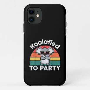 Cute Koalafied Feestje Grappig Koala ontwerp cadea Case-Mate iPhone Case