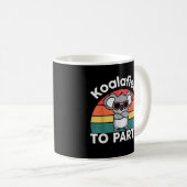 Cute Koalafied Feestje Grappig Koala-ontwerp cadea Koffiemok (Voorkant rechts)