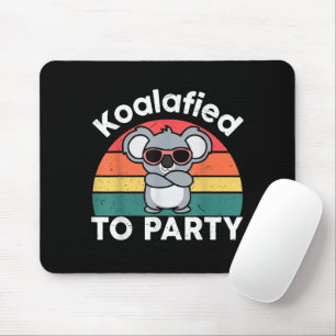 Cute Koalafied Feestje Grappig Koala ontwerp cadea Muismat
