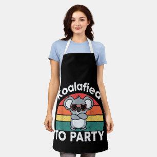 Cute Koalafied Feestje Grappig Koala ontwerp cadea Schort