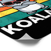 Cute Koalafied Shirt Dad Men Kids Boys Girls Women Poster (Hoek)