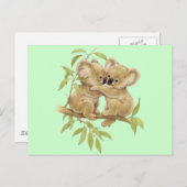 Cute Koalas Briefkaart (Voorkant / Achterkant)
