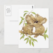 Cute Koalas Briefkaart (Voorkant / Achterkant)
