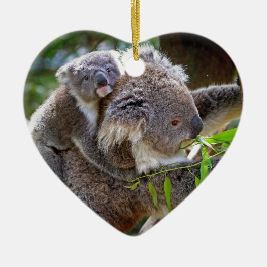 Cute Koalas Keramisch Ornament (Voorkant)
