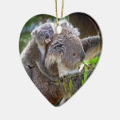 Cute Koalas Keramisch Ornament (Links)