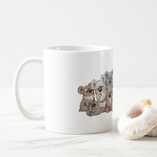 Cute Koalas Koffiemok (Met donut)