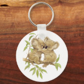 Cute Koalas Sleutelhanger (Voorkant)