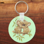 Cute Koalas Sleutelhanger (Voorkant)