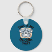 Cute Koalas Snuggle Animal Lover This Is My Cuddle Sleutelhanger (Voorkant)