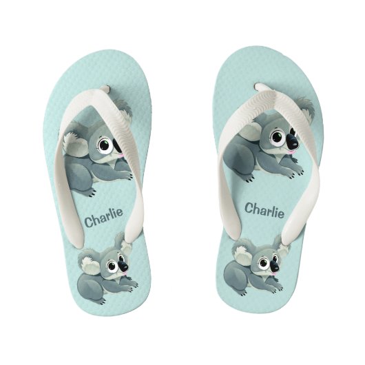 Cute Koalas teenslippers (Voetbed)