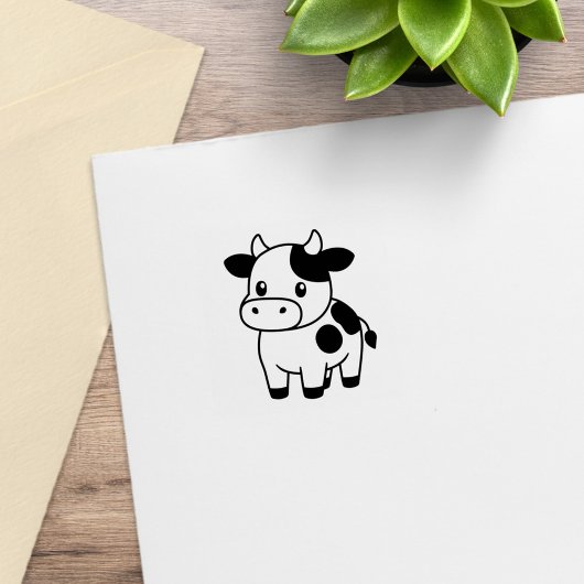 Cute Koe 1x1 Rubberstempel
