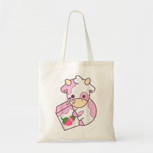 Cute Koe Aardbery Milk Kawaii Gift Tote Bag