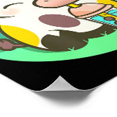 Cute Koe Boba Tea Bubble Tea Anime Kawaii Poster (Hoek)