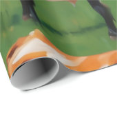 Cute Koe Cadeaupapier (Rol Hoek)