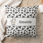 Cute Koe Calf Spots Sierkussen (Deken)