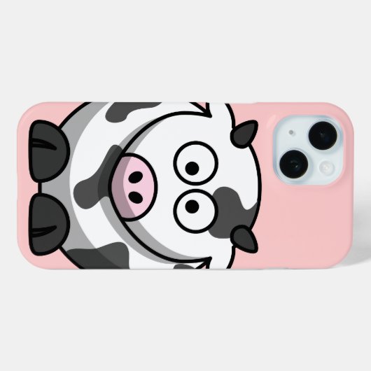 Cute Koe Cartoon Character Case-Mate iPhone Case (Achterkant (horizontaal))