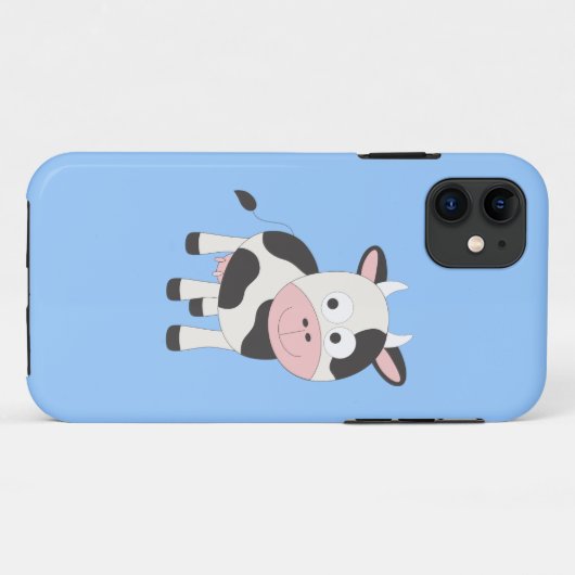 Cute koe Case-Mate iPhone case (Achterkant (horizontaal))