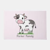 Cute Koe Doormat Deurmat (Voorkant)
