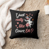 Cute Koe Funny Boerderij Ranch Animal Kussen (Deken)