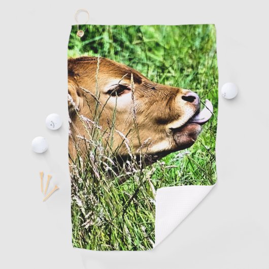 CUTE KOE GOLFHANDDOEK (Insitu)